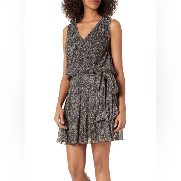 NWT Ramy Brook Lela Olive Multi Print Mini Dress - Sz S - Picture 1 of 9